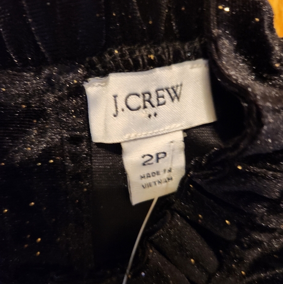 J. CREW Factory Shimmer Velvet Sleeveless Midi Dress Size 2P - Picture 9 of 10